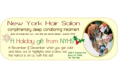 NY Hair Salon Coupon