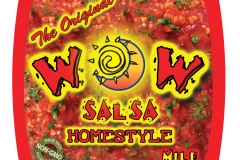 WOW Salsa Product Packaging