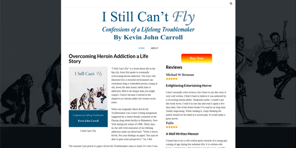 I Still Can't Fly - Overcoming Heroin Addiction a Life Story