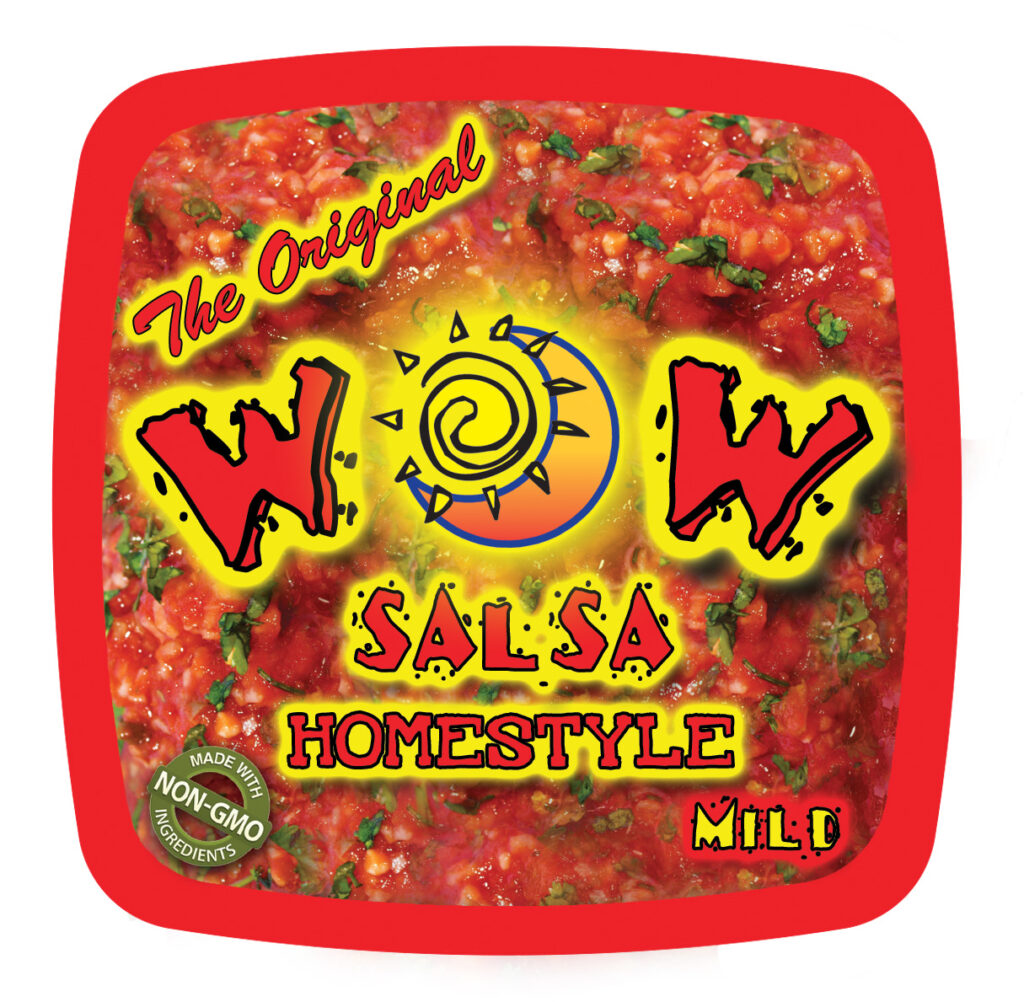 WOW Salsa Product Packaging